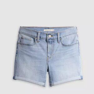LEVI'S | MID-LENGTH ROLLED JEAN SHORTS (LIKE NEW)